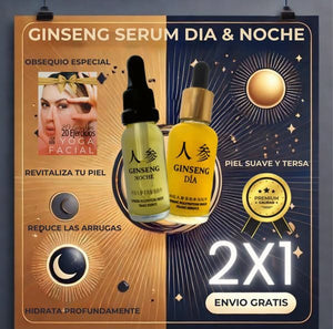 Ginseng™ | Sérum Rejuvenecedor Hidratante ✨ 2X1